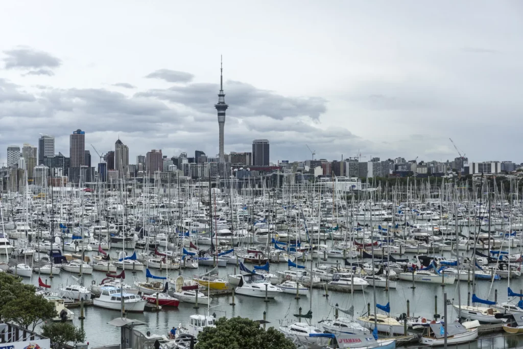 Hafen und Skyline Auckland