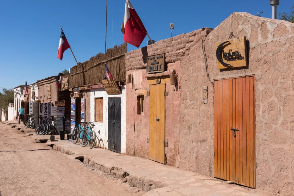 Häuserfront Atacama San Pedro