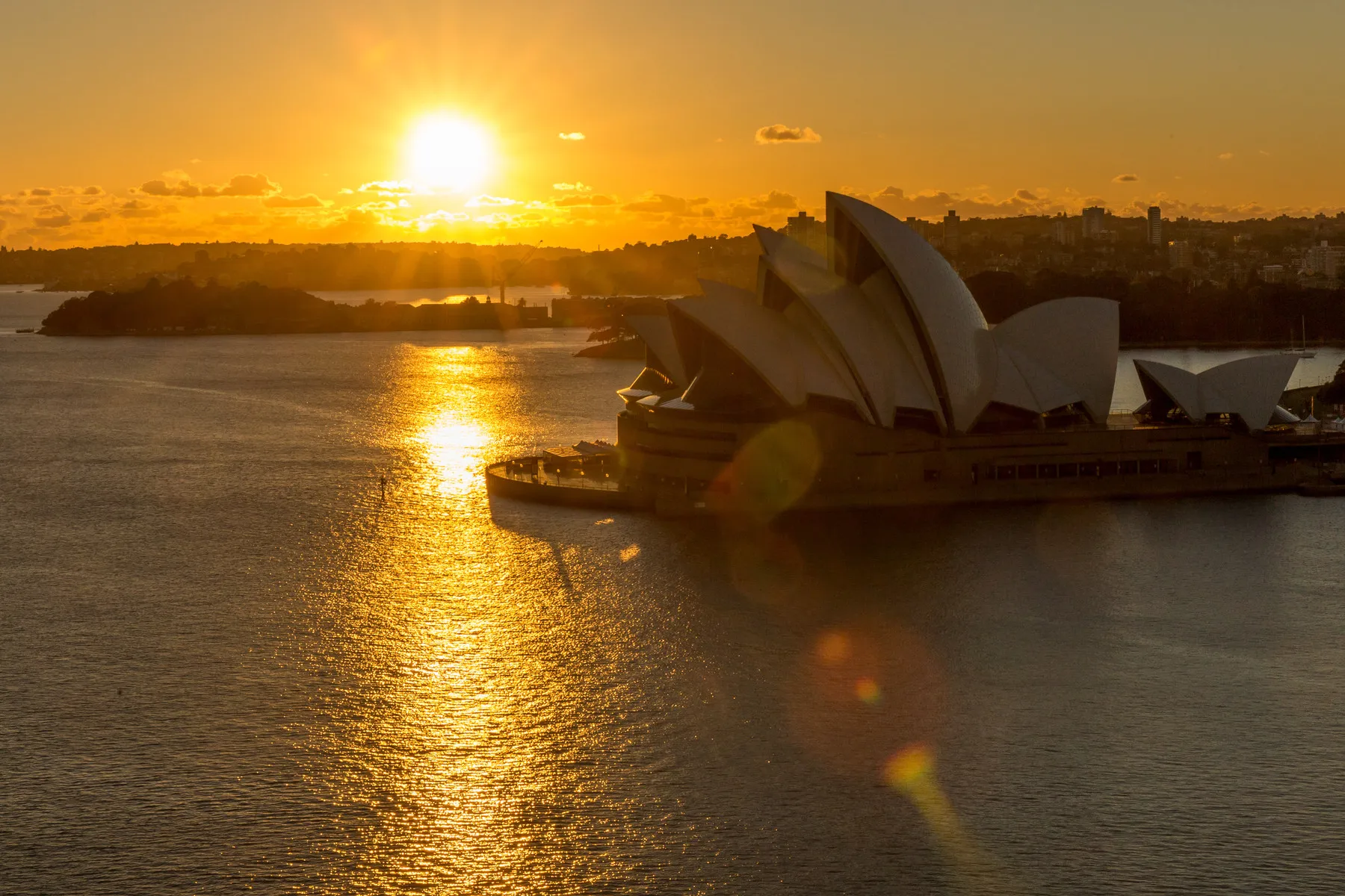 Sydney Opera House bei Sonnenuntergang