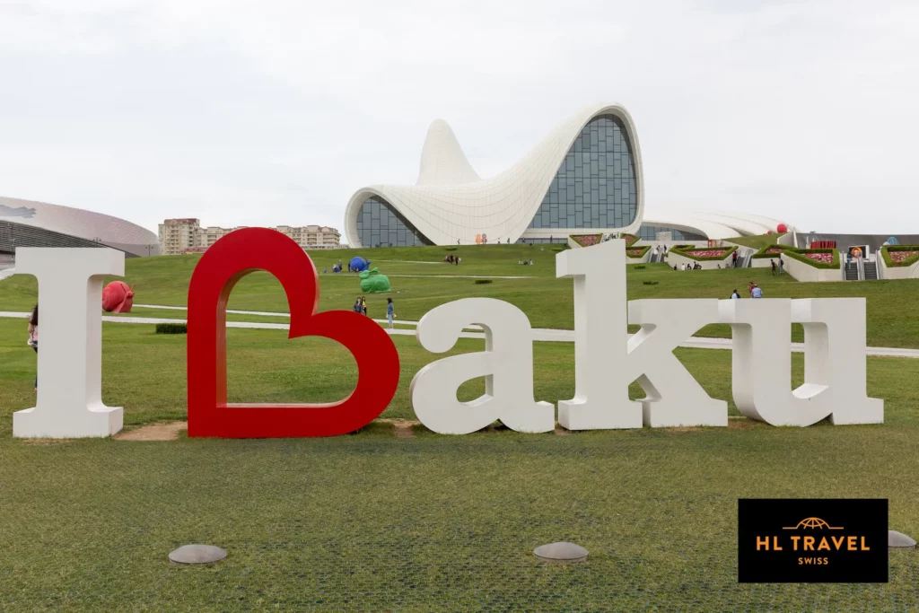 Schriftzug I love Baku
