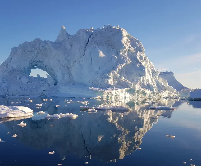 Eisberg nördliche Hemisphäre