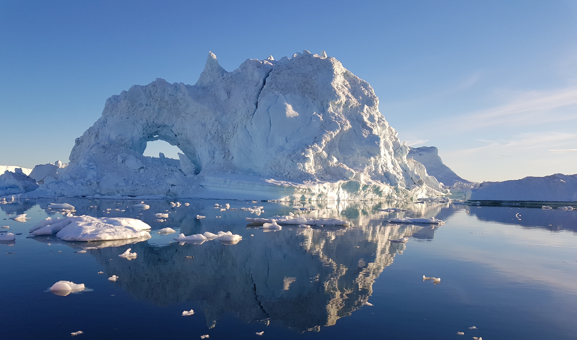 Eisblock nördliche Hemisphäre