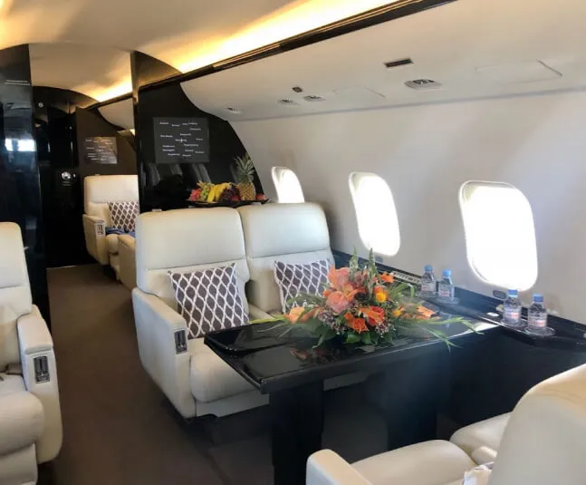 Komfortables Reisen im Privatjet