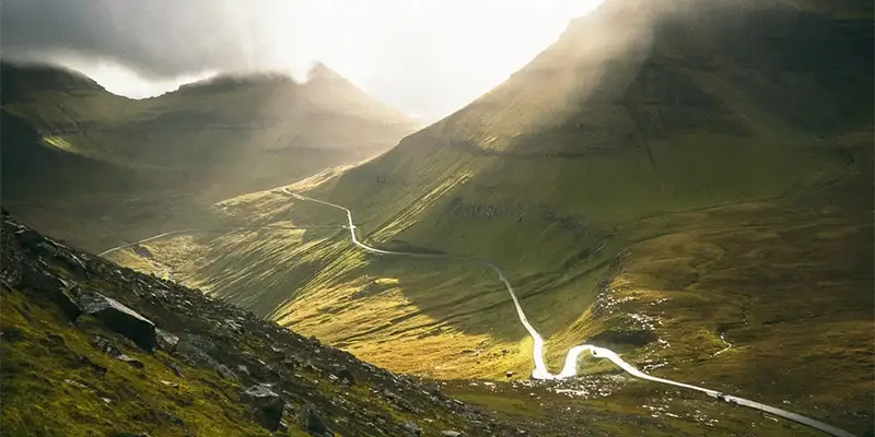Landschaft Färöer