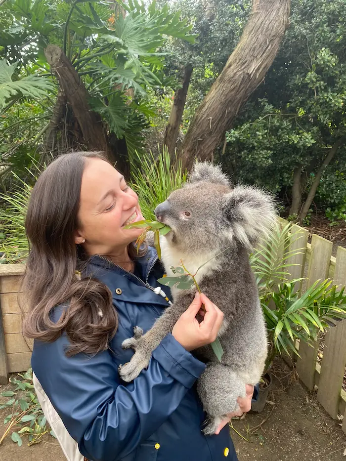Melanie und Koala