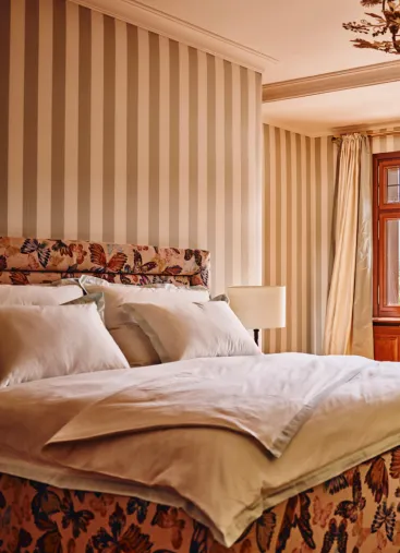 Bett in Suite Villa Anna Grundlsee